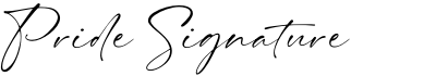 Pride Signature